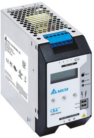 DRV-24V120W1PN Источник питания, Uвх ном = 1х220В, I нагрузки макс = 5 А, 120Вт, в металлическом корпусе, буст до 7 сек, функ. APB, реле, LCD дисплей, защитное покрытие в Калининграде