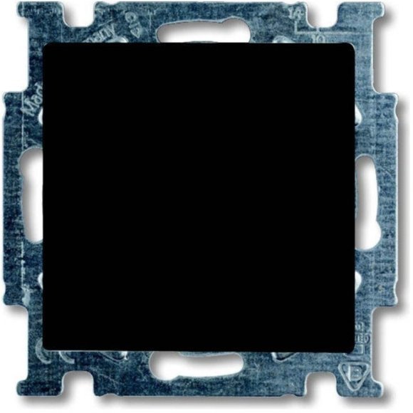 Выключатель 1-клавишный ABB BASIC55, скрытый монтаж, chateau-black, 2CKA001012A2174 в Калининграде