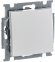 Выключатель 1-клавишный ABB BASIC55, скрытый монтаж, альпийский белый, 2CKA001012A2139 в Калининграде