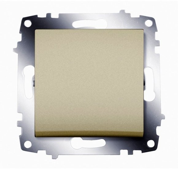Выключатель 1-клавишный ABB COSMO, скрытый монтаж, титан, 619-011400-200 в Калининграде