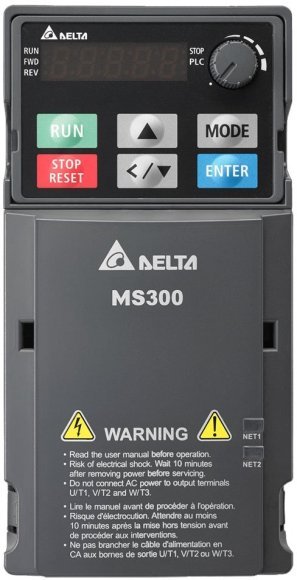 Преобразователи частоты Delta Electronics VFD1A5MS43AFSAA (0.37кВт 3ф 400В) серии MS300 в Калининграде