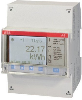 Счетчик электроэнергии однотарифный ABB A41 однофазный 5(80)А, кл.т. 1, 2CMA100083R1000 в Калининграде