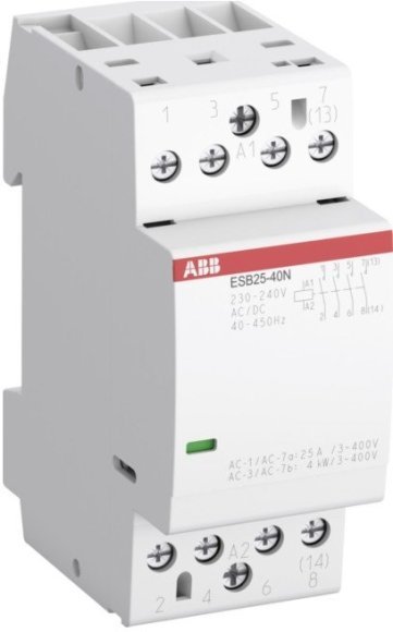 Модульный контактор ABB ESB-N 1НО+3НЗ 25А 230.240В AC/DC, 1SAE231111R0613 в Калининграде