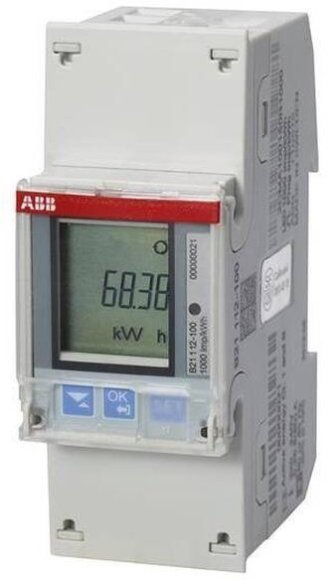 Счетчик электроэнергии однотарифный ABB B24 трехфазный 1(6)А, кл.т. 1, 2CMA100809R1000 в Калининграде