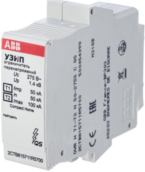 УЗИП OVR H T1-T2 N 50-275s C QS картридж, 2CTB815711R5700 в Калининграде