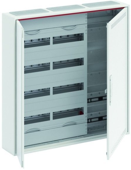 Шкаф 120М навесной с медиапанелями IP30, 800x800x160 между DIN-рейками 125 мм и самозажимными клеммами N/PE и дверью с вент. отверстиями ComfortLine CA35VML, 2CPX052216R9999 в Калининграде