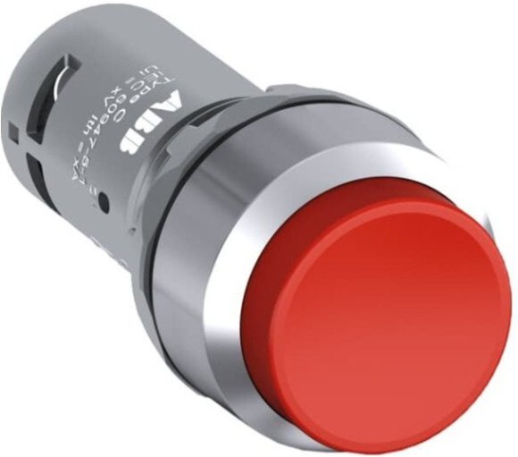 Кнопка CP3-30R-20 красная с выступающей клавишей без фиксации 2НО, 1SFA619102R3021 в Калининграде