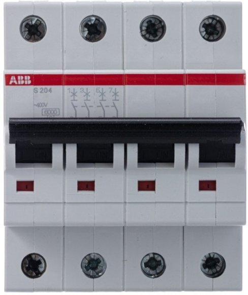 Автомат.выкл-ль 4-полюсный S204 C20, 2CDS254001R0204 в Калининграде