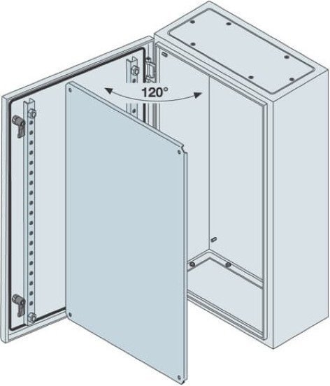 SR Корпус шкафа с монт.платой 1200х800х300мм ВхШхГ, SRN12830K в Калининграде