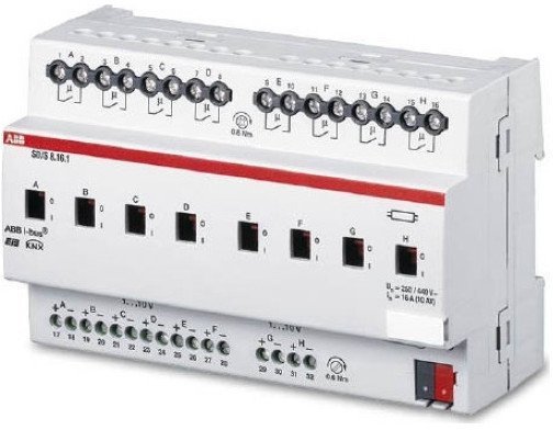 SD/S8.16.1 Светорегулятор ЭПРА 1-10В, 8-канальный, 16А, 2CDG110081R0011 в Калининграде