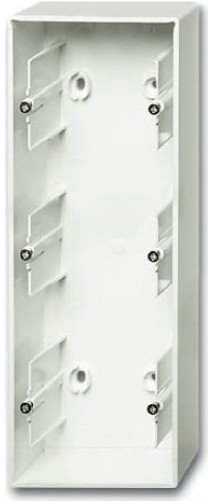 Future Коробка для открытого монтажа, 3 поста, белый бархат, 2CKA001799A0955 в Калининграде