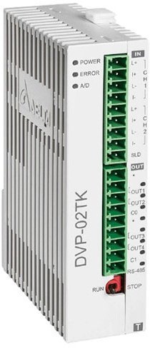 DVP02TKN-S Температурный контроллер серии S, базовый модуль, 2 канала, 16 бит, 4 диск. выхода (NPN, транзистор) в Калининграде