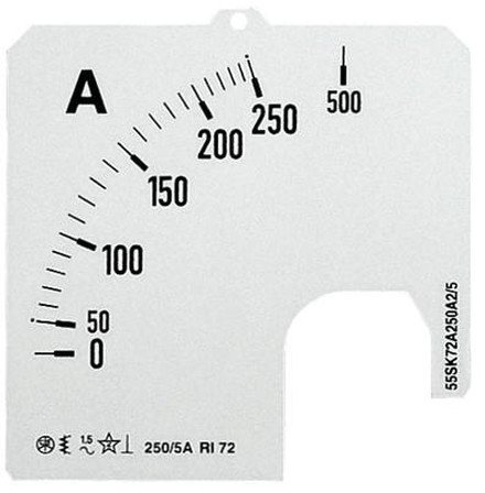 Шкала для амперметра SCL-A1-100/72, 2CSG112189R5011 в Калининграде