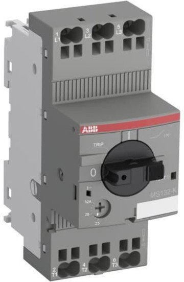 Силовой автомат для защиты двигателя ABB 0.16А 3P, термомагнитный расцепитель, 1SAM350010R1001 в Калининграде
