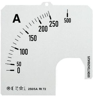 Шкала для амперметра SCL-A1-400/72, 2CSG112279R5011 в Калининграде