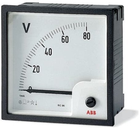 Вольтметр щитовой ABB VLM 300В AC, аналоговый, кл.т. 1,5, 2CSM110190R1001 в Калининграде