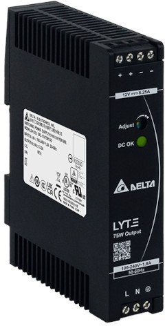 DRL-24V240W1EN Блок питания 1ф. 90-264 VAC, Uвых = 24 В, Ток нагрузки макс = 10 А, 240Вт, в металлическом корпусе в Калининграде
