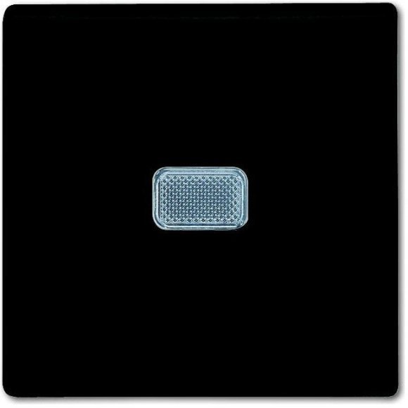 Выключатель 1-клавишный ABB BASIC55 с подсветкой, скрытый монтаж, chateau-black, 2CKA001012A2175 в Калининграде