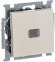 Выключатель 1-клавишный ABB BASIC55 с подсветкой, скрытый монтаж, слоновая кость, 2CKA001012A2156 в Калининграде