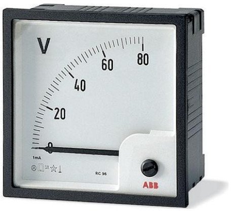 Вольтметр щитовой ABB VLM 60В AC, аналоговый, кл.т. 1,5, 2CSG113110R4001 в Калининграде